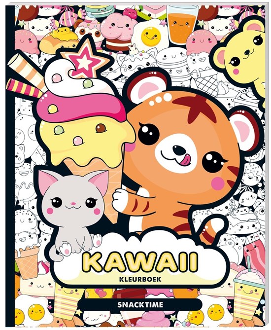 Kawaii Kleurboek Snacktime 