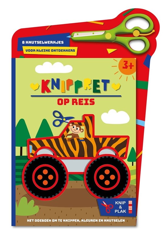 Knutselboek Knippret op Reis 3+