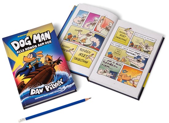 leesboek DOG MAN deel 11 Alle Honds aan Dek 7+ 