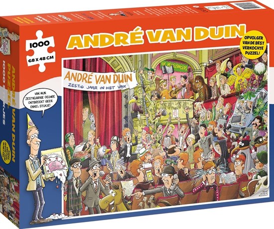 André van Duin 60 Jaar in het Vak puzzel 1000stukjes 