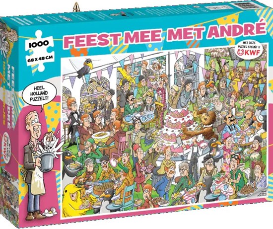 puzzel Andre van Duin , Feest met Andre 1000stukjes 