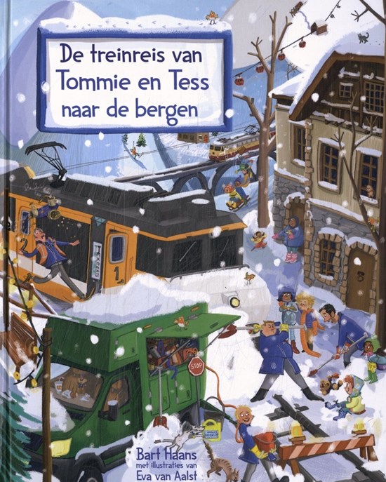 boek de Treinreis van Tommie en Tes Naar de Bergen 
