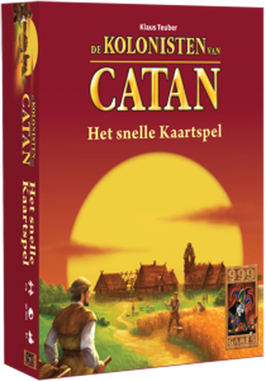 999games de KOLONISTEN van CATAN HET SNELLE KAARTSPEL   